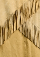 Hermès Suede Fringed Skirt