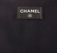 Chanel Navy Silk Dress