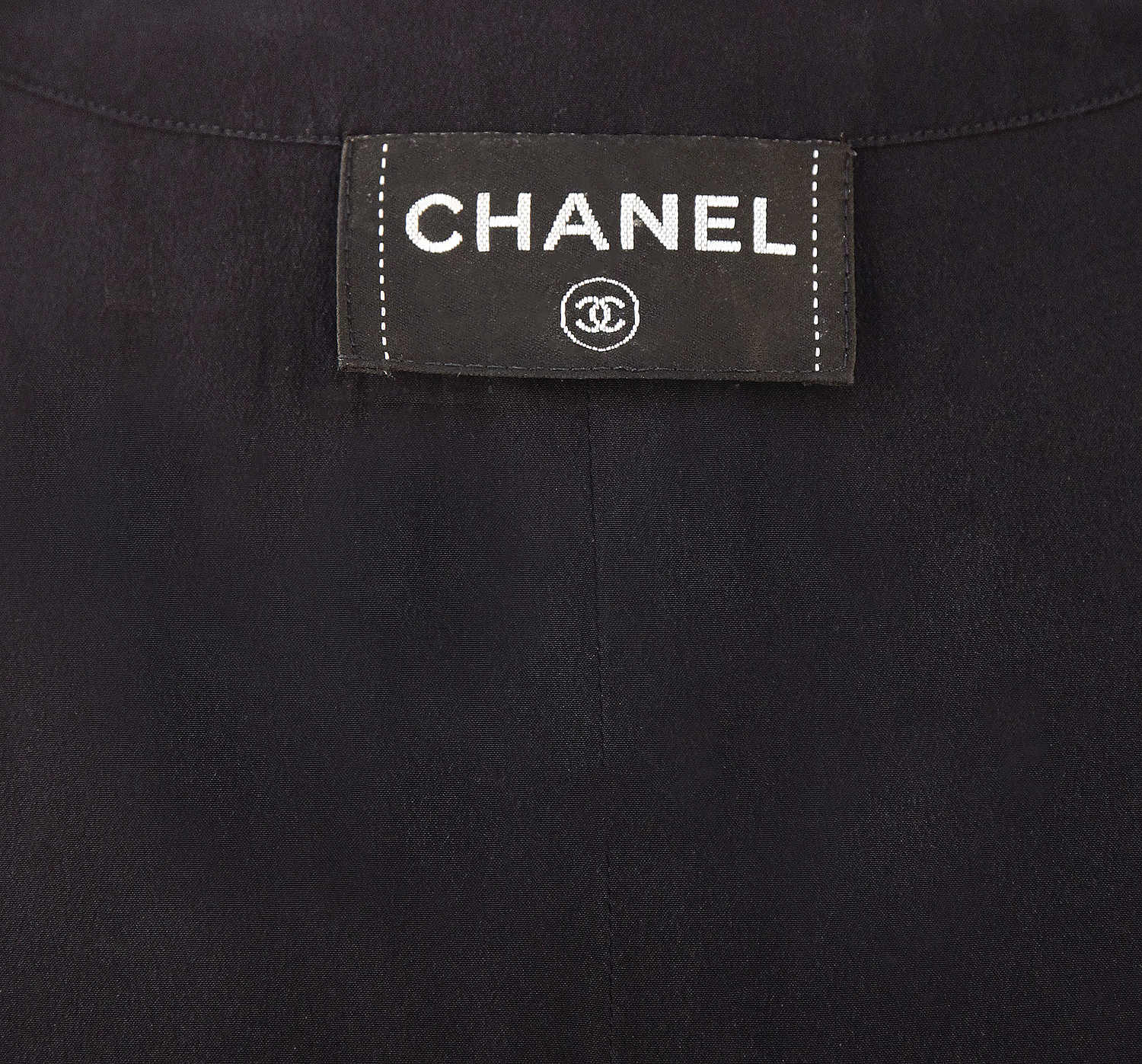 Chanel Navy Silk Dress