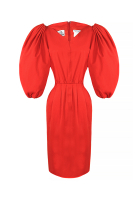 Yves Saint Laurent Scarlet Dress
