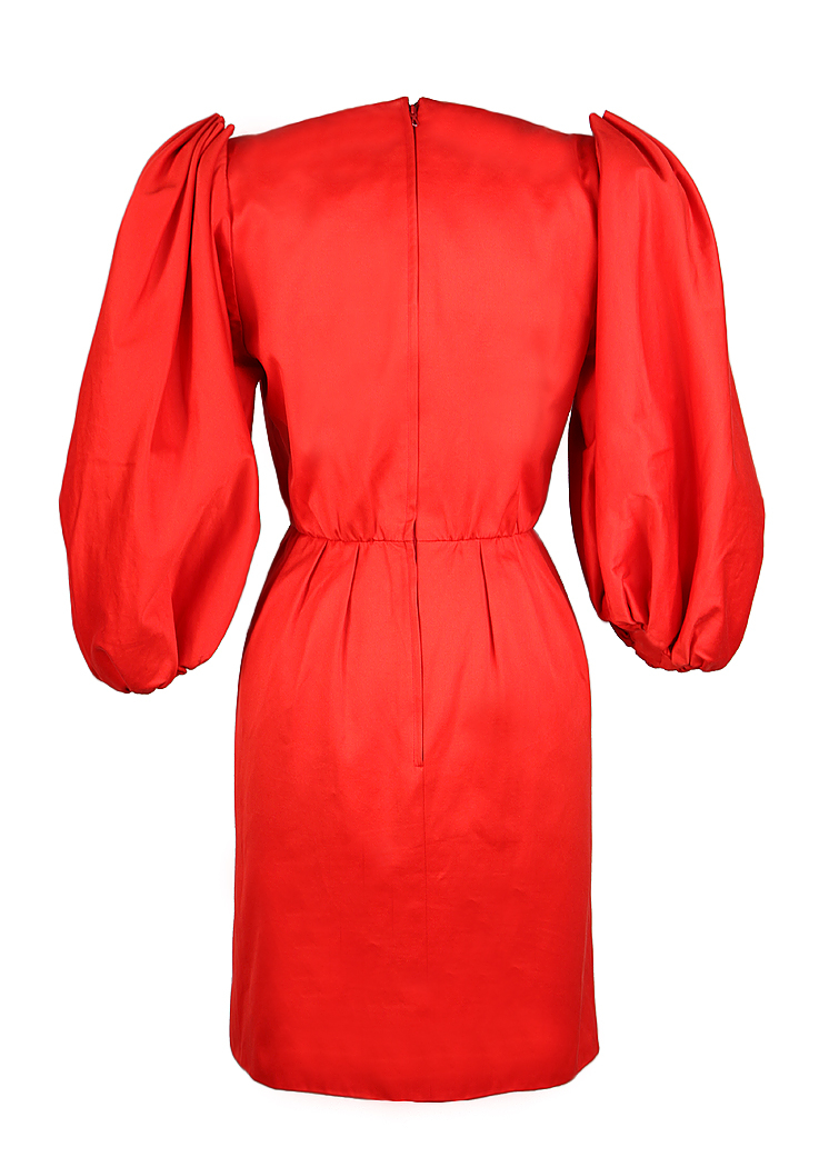 Yves Saint Laurent Scarlet Dress