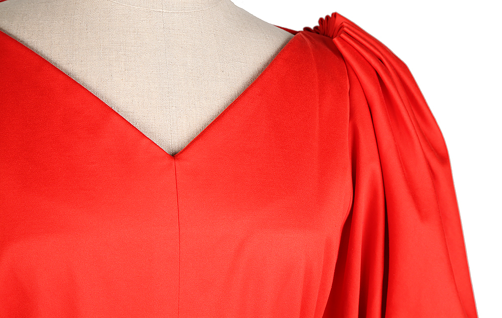 Yves Saint Laurent Scarlet Dress