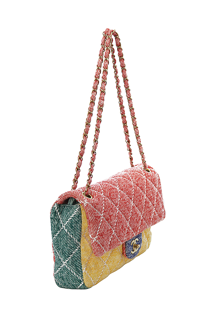 Chanel Coloful Tweed Flap Bag