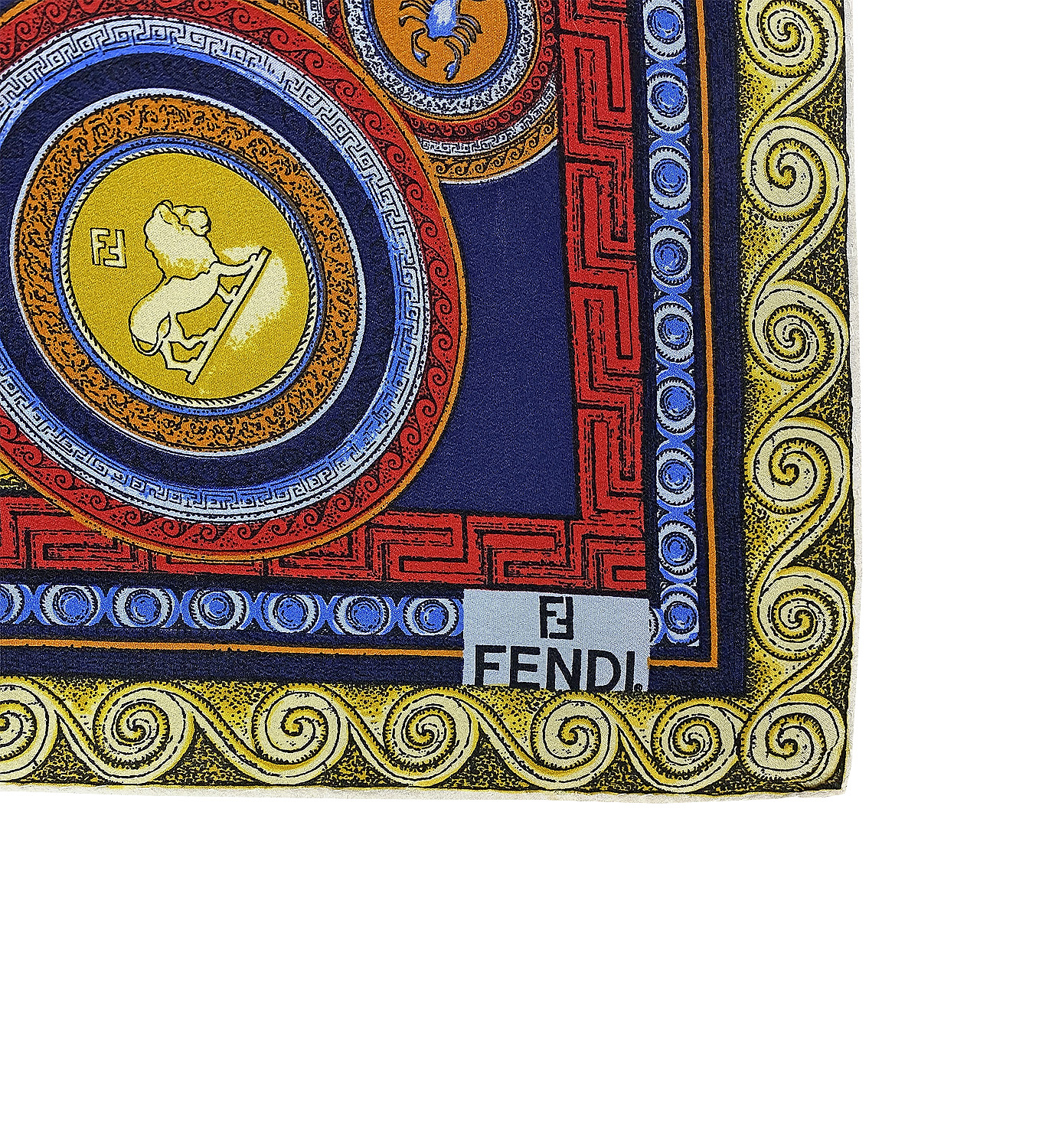 Fendi Silk Zodiac Signs Scarf