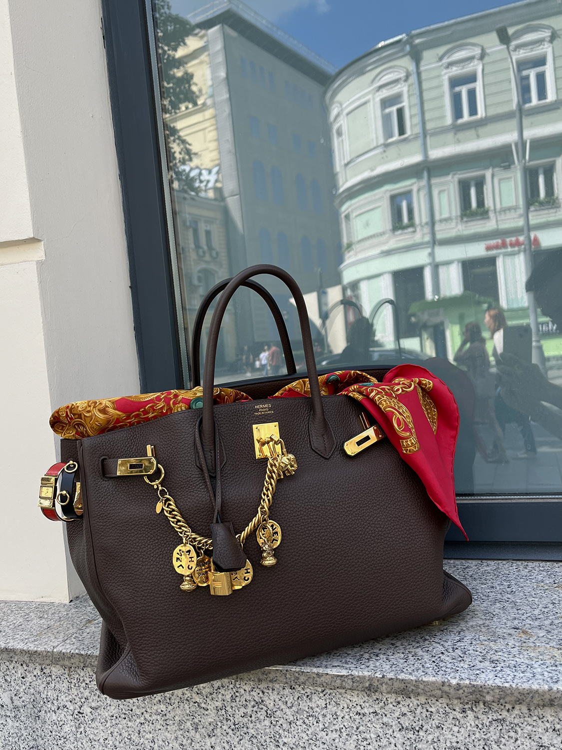 Hermès Birkin 40 Bag Chocolate Togo