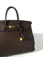 Hermès Birkin 40 Bag Chocolate Togo