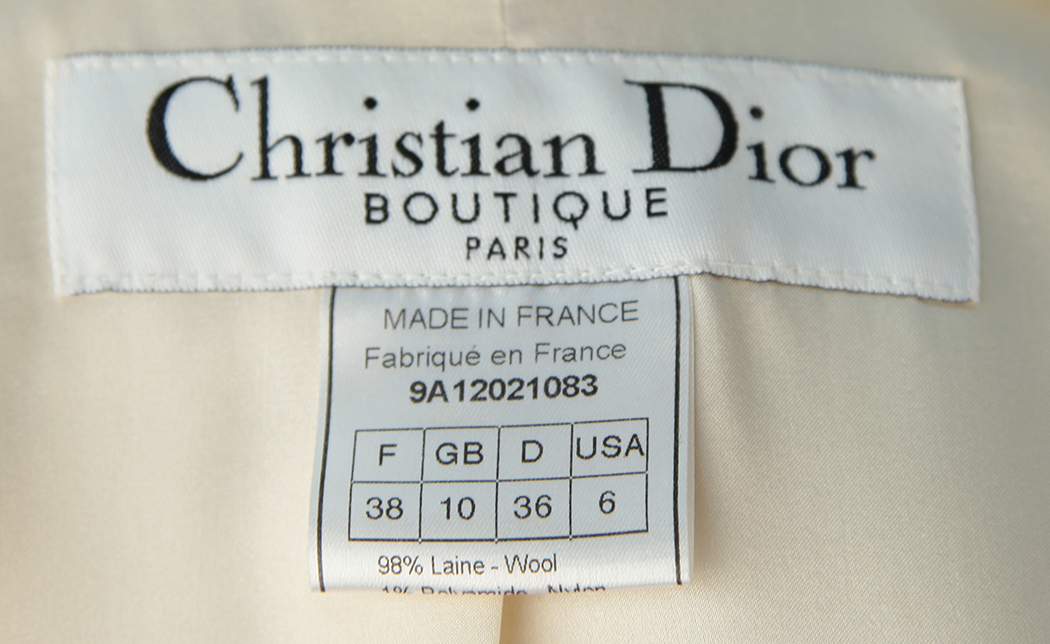 Christian Dior Fur Collar Jacket