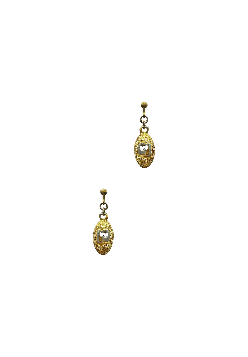 Paco Rabanne Golden Clip-On Earrings