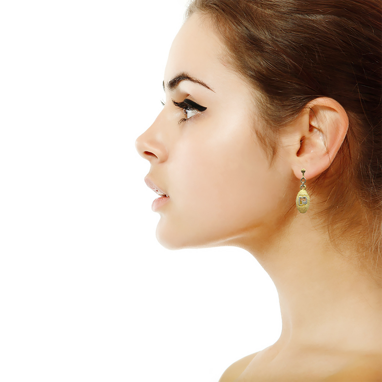 Paco Rabanne Golden Clip-On Earrings