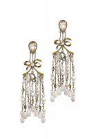 Christian Dior Haute Couture Pendant Clip-on Earrings