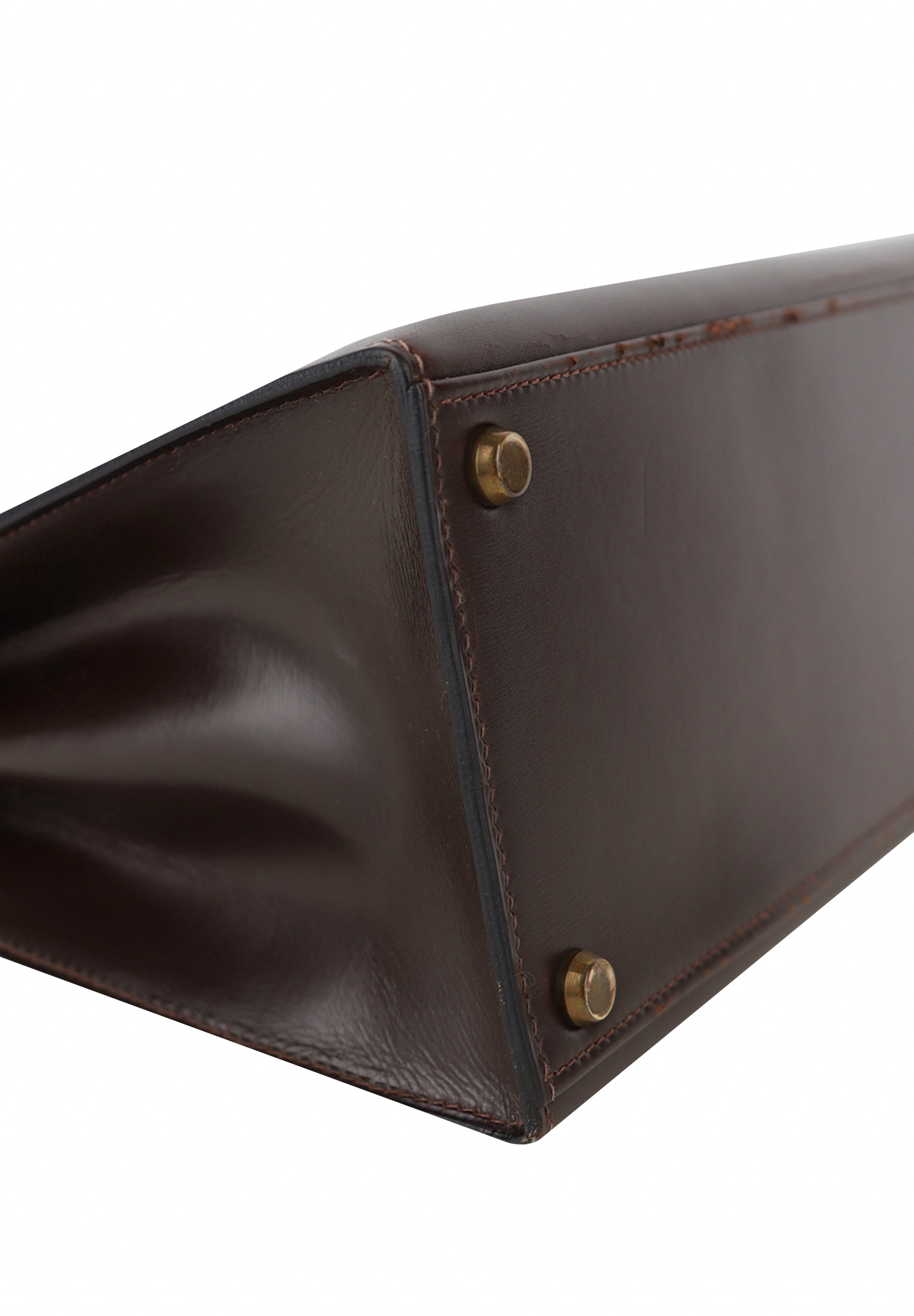 Hermès Kelly 28 Chocolate Box Sellier Bag