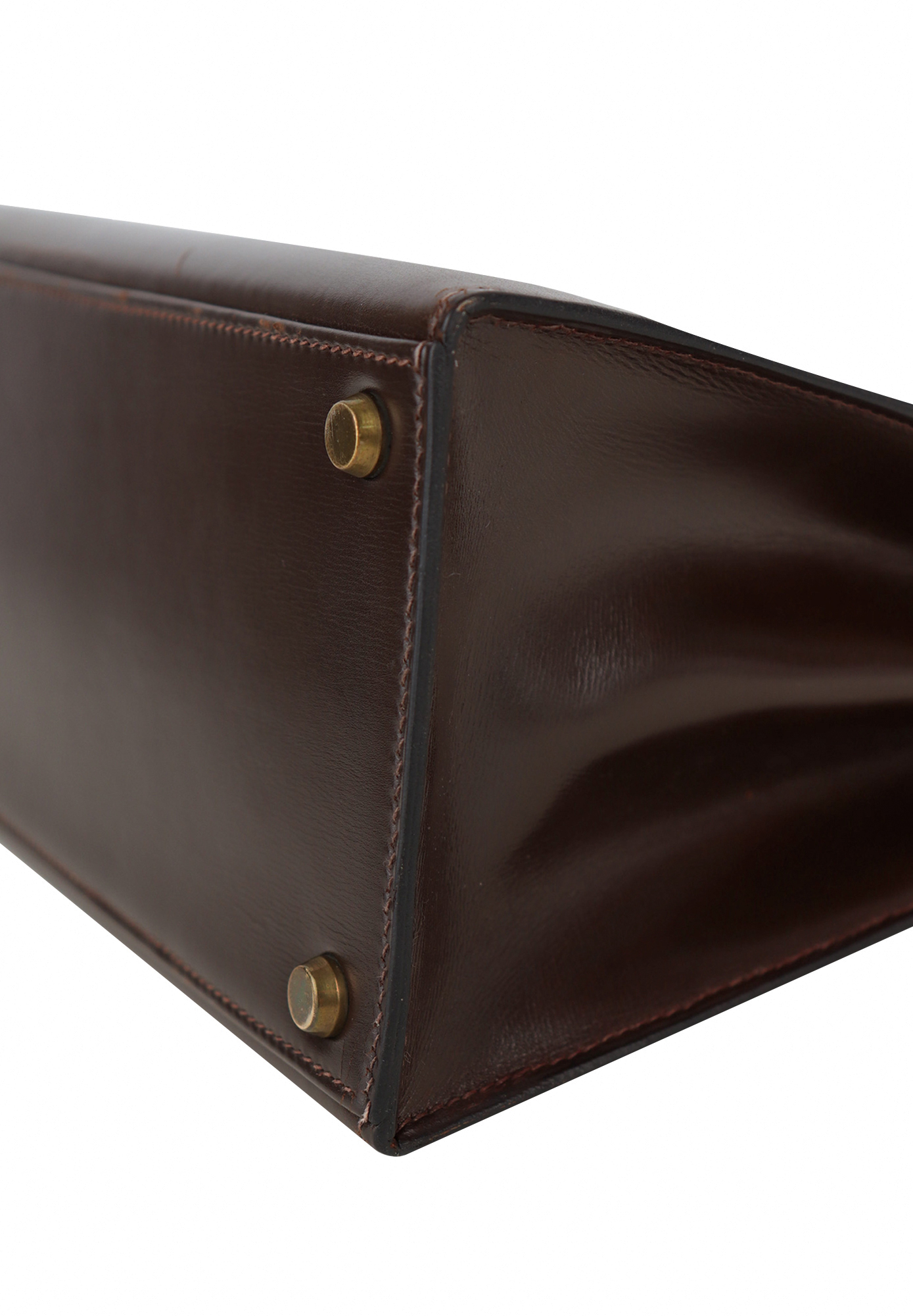 Hermès Kelly 28 Chocolate Box Sellier Bag