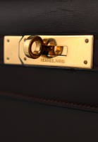 Hermès Kelly 28 Chocolate Box Sellier Bag