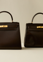 Hermès Kelly 28 Chocolate Box Sellier Bag