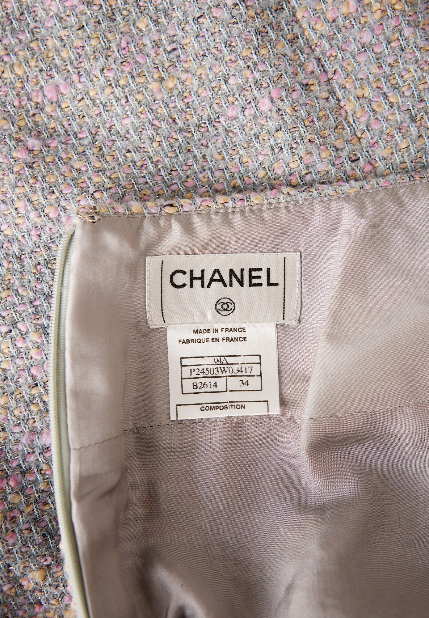 Chanel Tweed Fringed Skirt