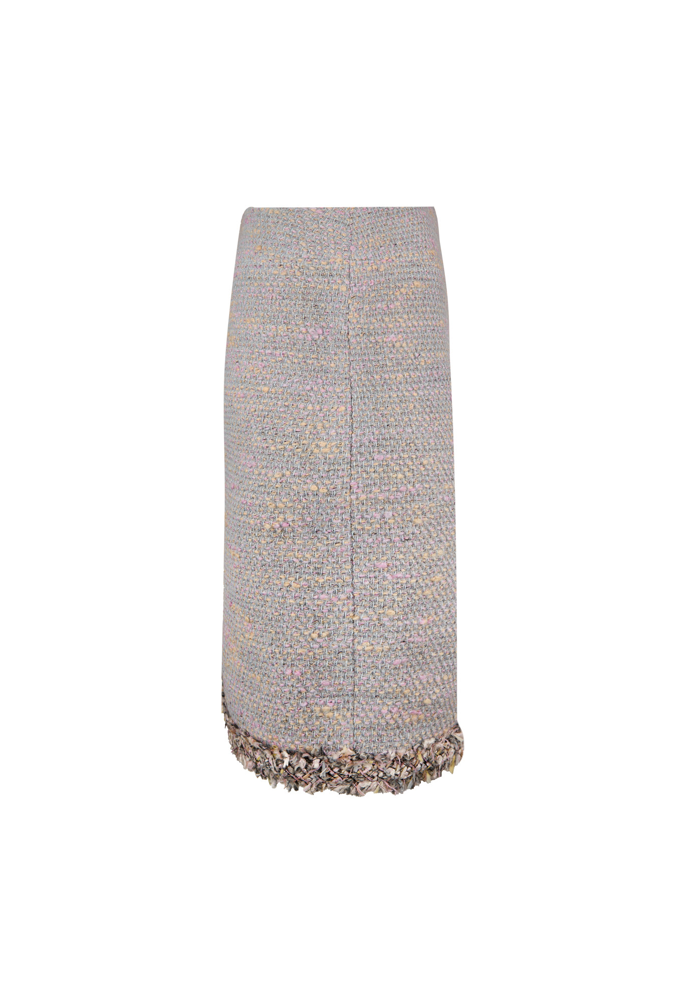 Chanel Tweed Fringed Skirt