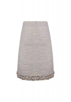 Chanel Tweed Fringed Skirt