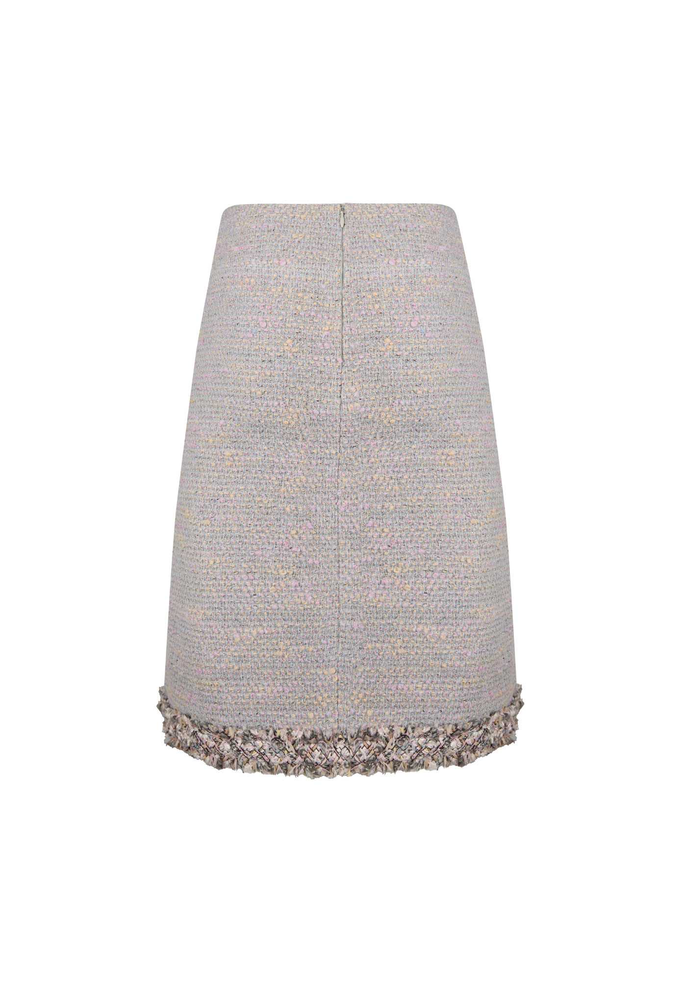 Chanel Tweed Fringed Skirt