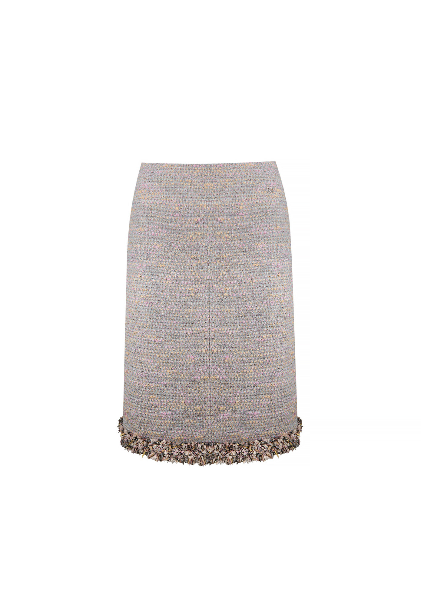 Chanel Tweed Fringed Skirt