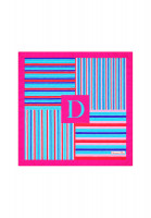 Christian Dior Silk Scarf with Geometric Print