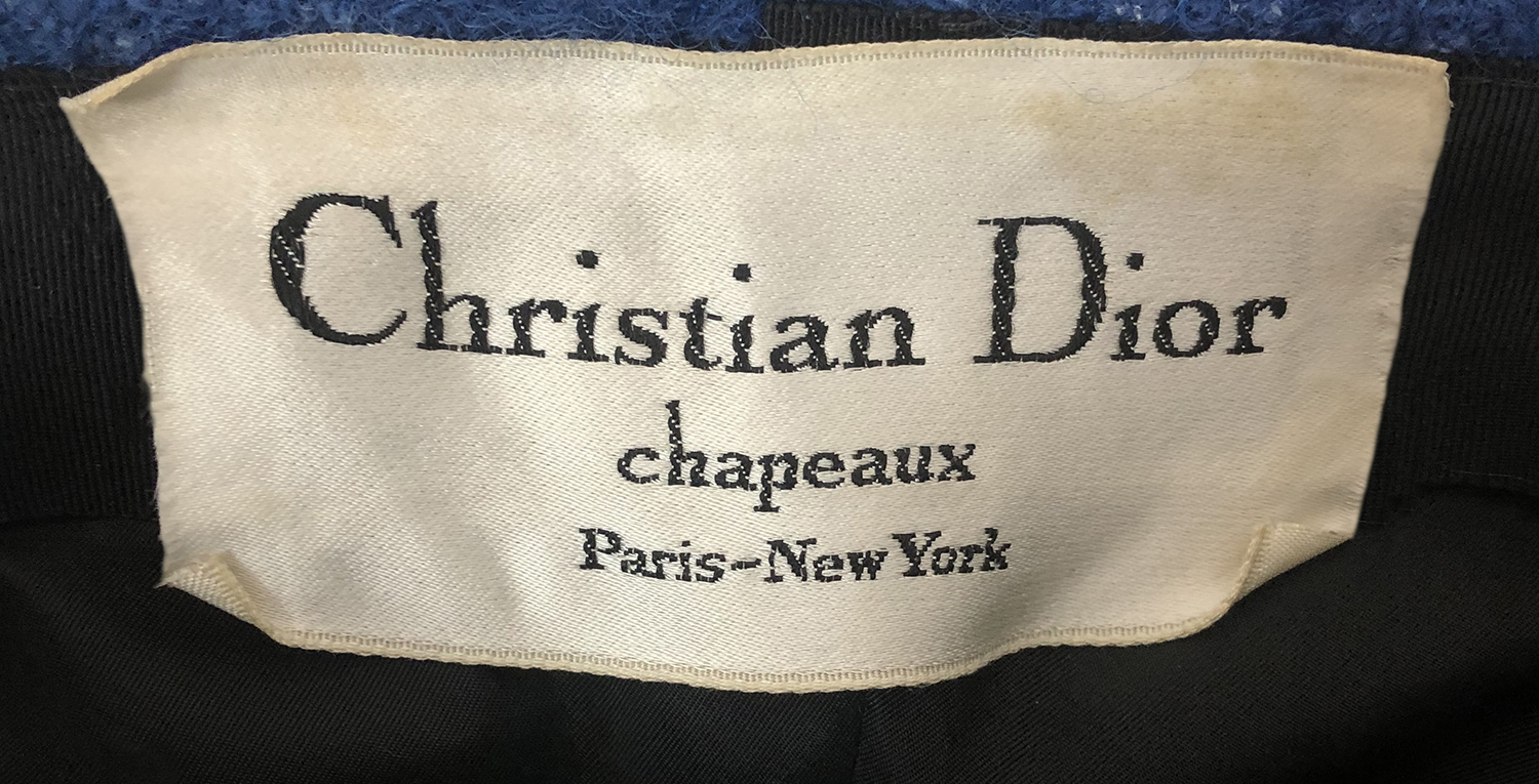 Christian Dior Blue Hat