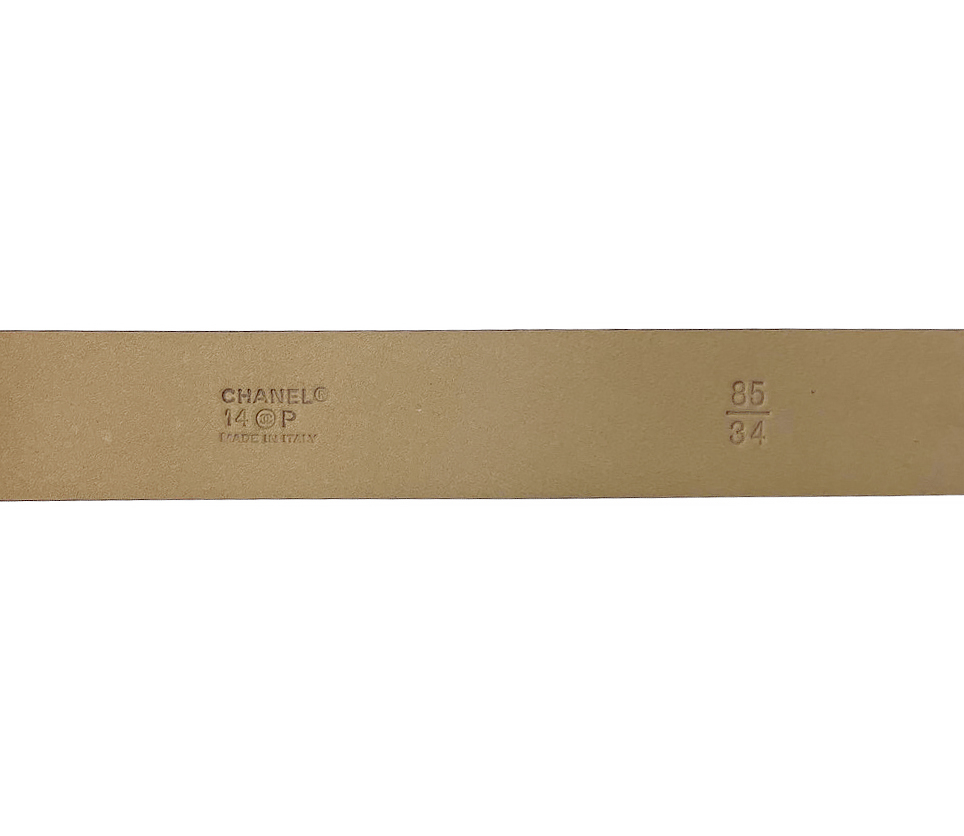 Chanel Crystals Leather Belt