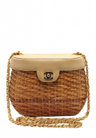 Chanel Straw Shoulder Bag