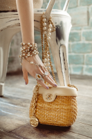 Chanel Straw Shoulder Bag