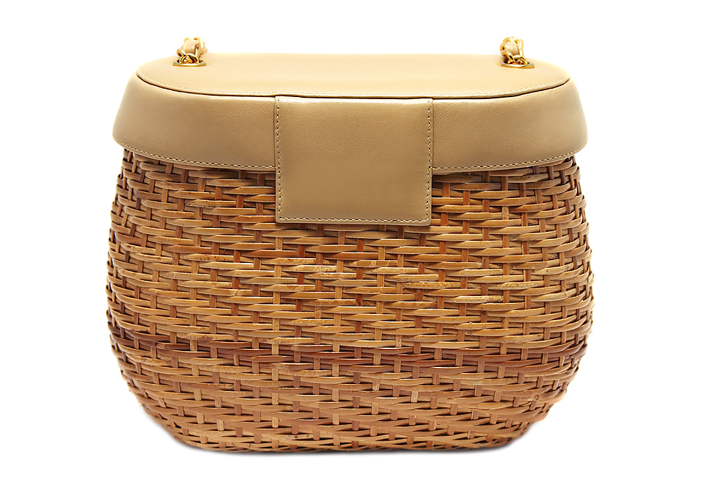 Chanel Straw Shoulder Bag