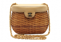Chanel Straw Shoulder Bag
