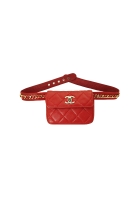 Chanel Red Belt Bag
