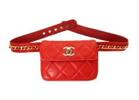 Chanel Red Belt Bag