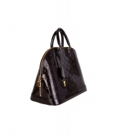Louis Vuitton Alma MM Amarante Monogram Vernis Bag