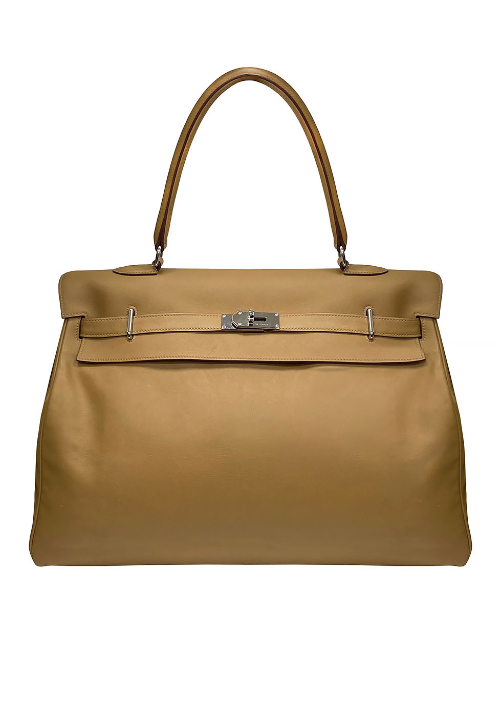Hermès Kelly Relax 50 Voyage Camel Swift Bag