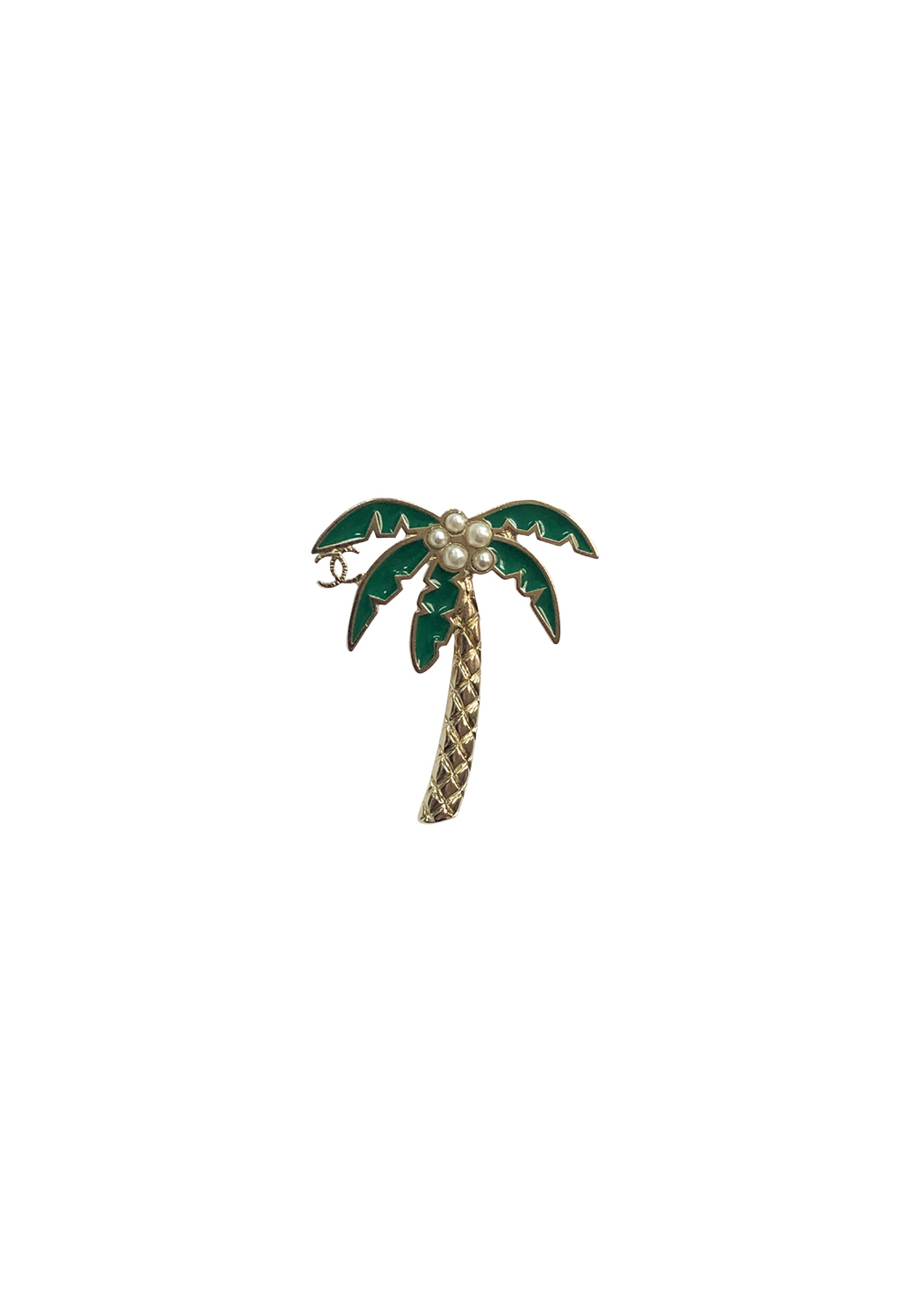 Chanel Palm Tree Pin