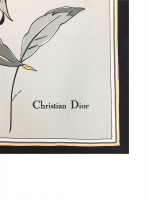 Christian Dior Silk Floral Scarf