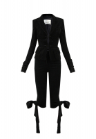 Yves Saint Laurent Black Velvet Suit