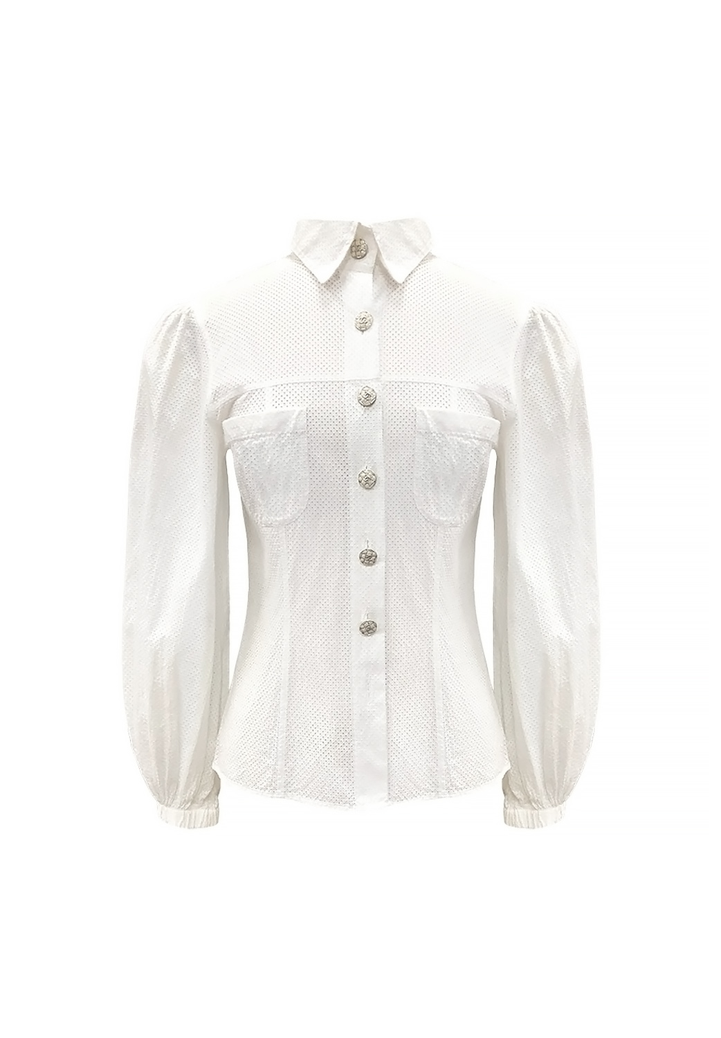 Chanel White Blouse