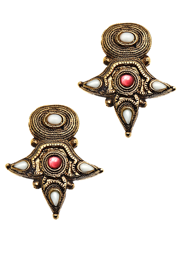 Claude Montana Oversized Clip-on Earrings