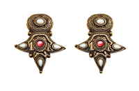 Claude Montana Oversized Clip-on Earrings