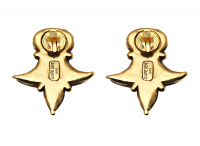 Claude Montana Oversized Clip-on Earrings
