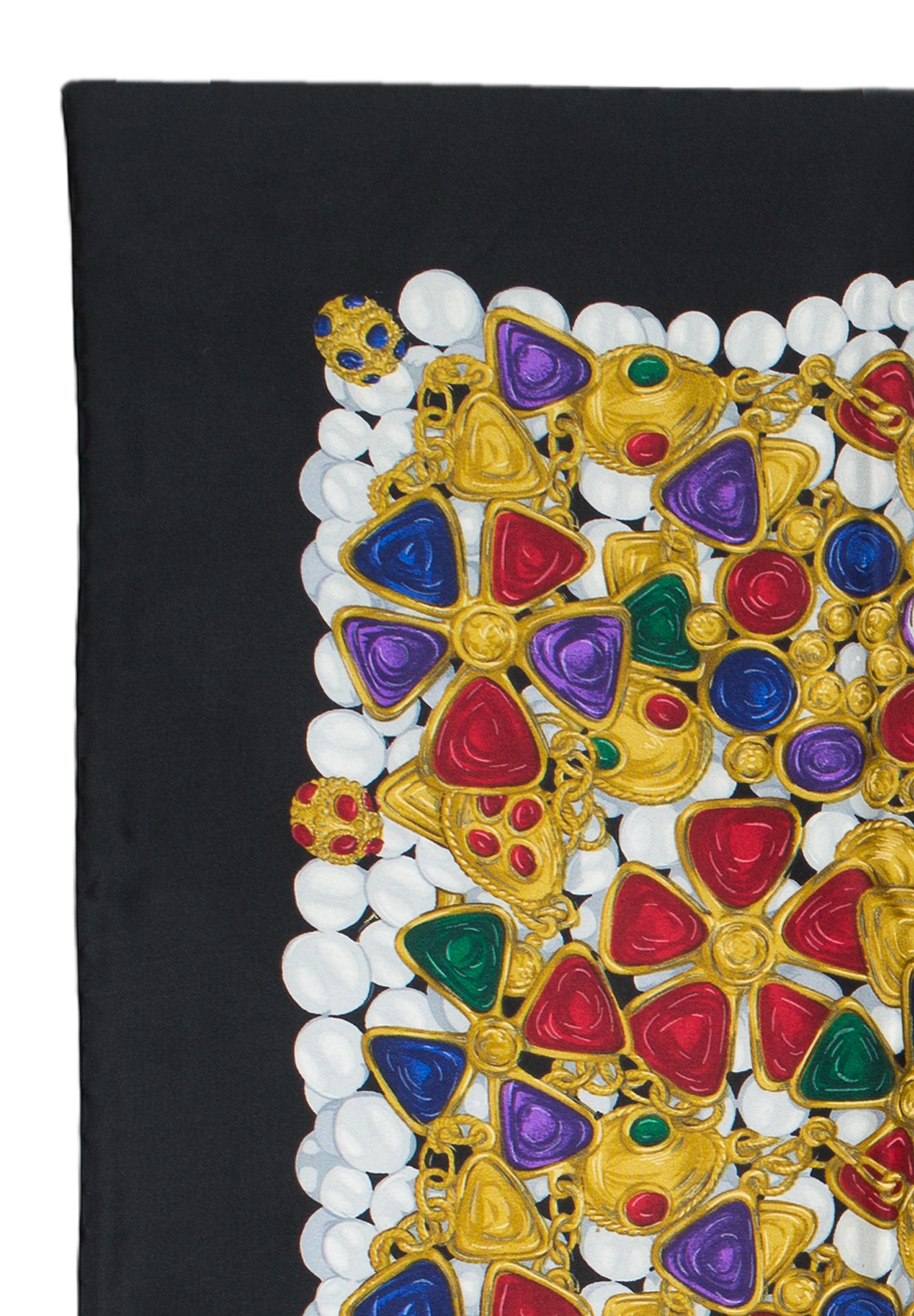 Chanel Printed Silk Scarf