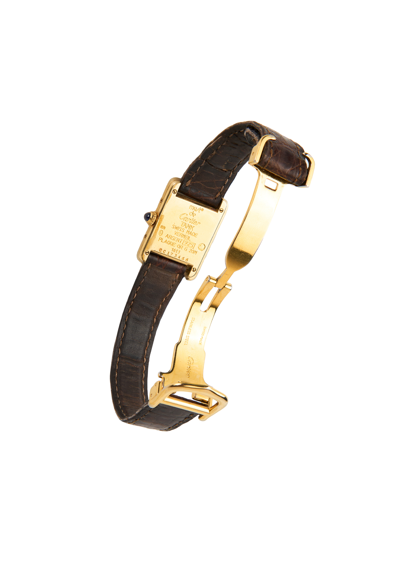 Must de Cartier Tank Vermeil Watch