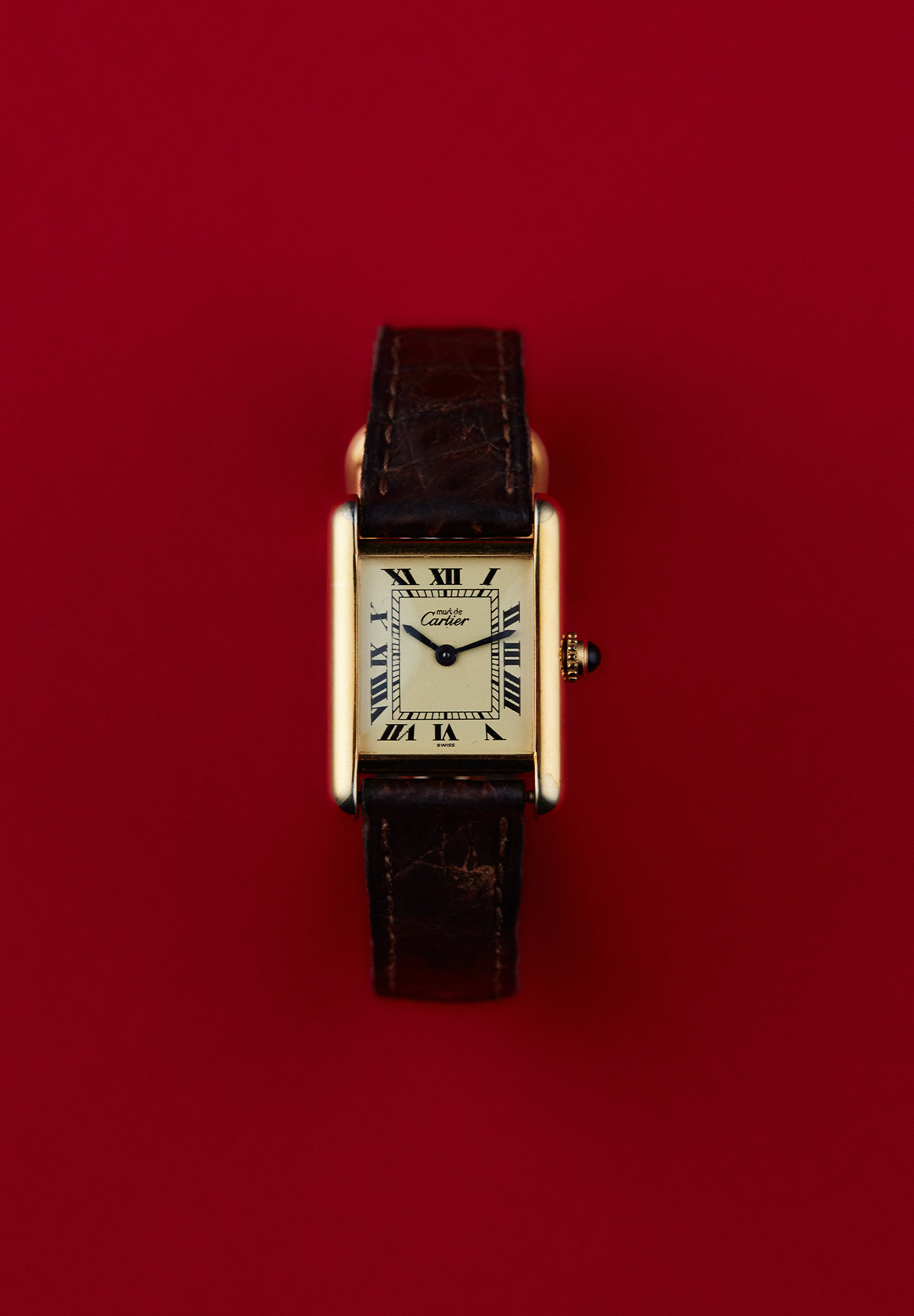 Must de Cartier Tank Vermeil Watch