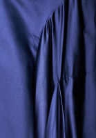 Blue Draped Chanel Haute Couture Skirt