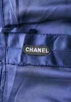 Blue Draped Chanel Haute Couture Skirt