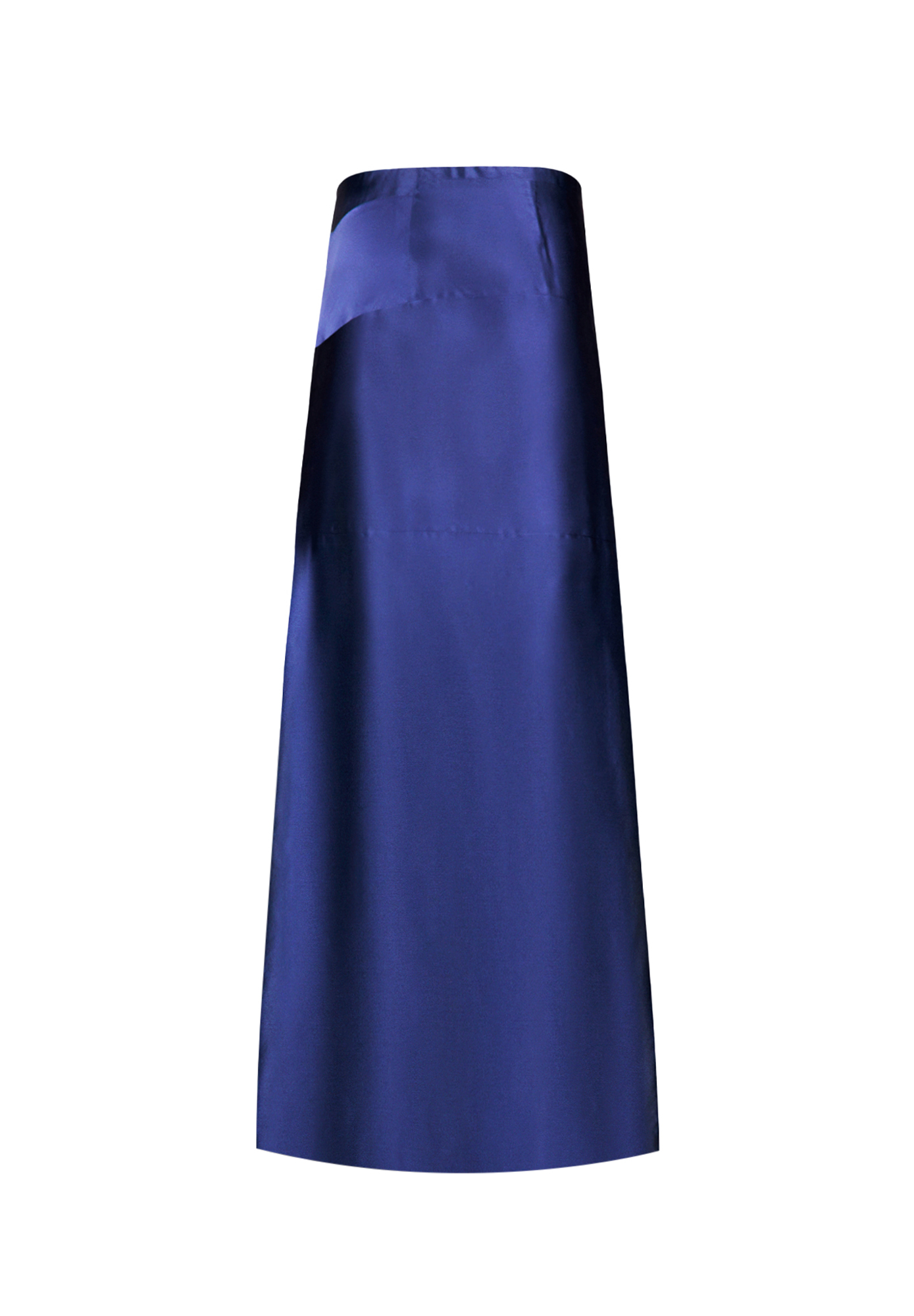 Blue Draped Chanel Haute Couture Skirt