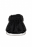 Les Tropeziennes Satin Handbag With Flowers