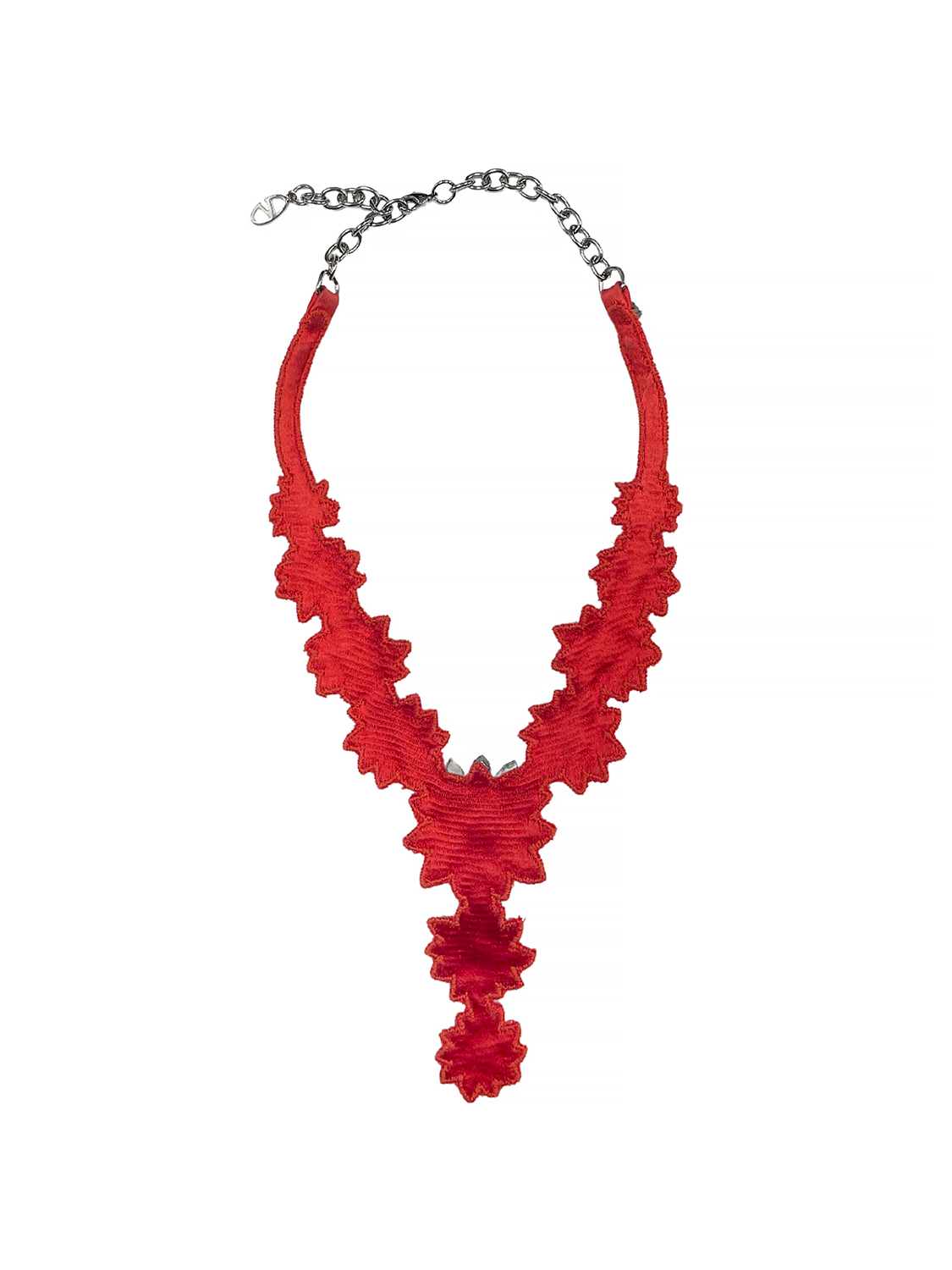 Valentino Red Crystals Necklace