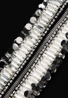 Prada Black Dress With Crystals